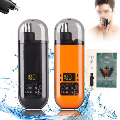 Nose & Ear Hair Trimmer – Painless Waterproof Electric Trimmer for Men & Women