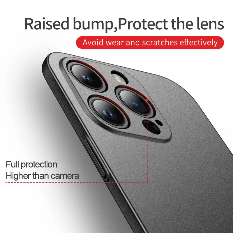 For iPhone 17 16 16e 15 14 13 12 Pro Max ZROTEVE Slim Matte Hard PC Cover On iPhone16 Plus iPhone13 Mini iPhone17 Air Phone Case