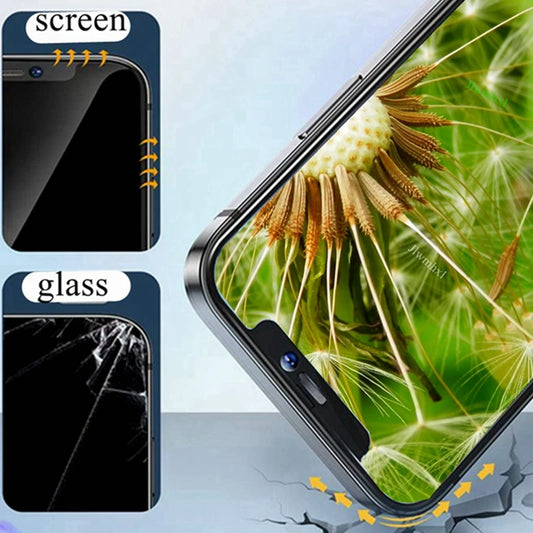 1-4PCS Anti-Peep Full Cover Screen Protector For iPhone 6-16 Series SE