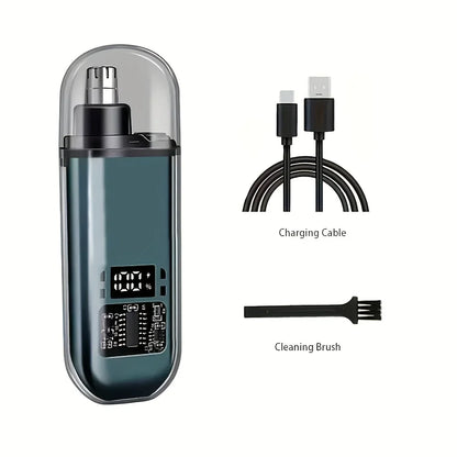 Nose & Ear Hair Trimmer – Painless Waterproof Electric Trimmer for Men & Women