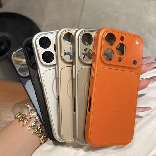 Iphone 17 Pro 17 Pro Max Solid Color All-inclusive Magnetic Phone Case
