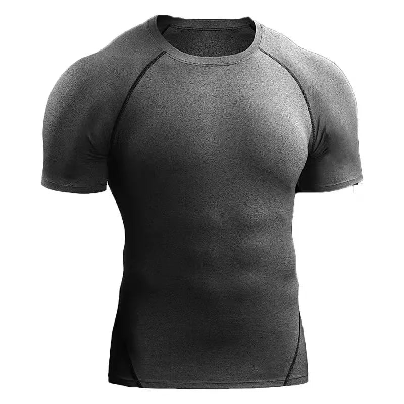 Men's Quick-Dry Fitness T-Shirt – Stretch Running & Training Top