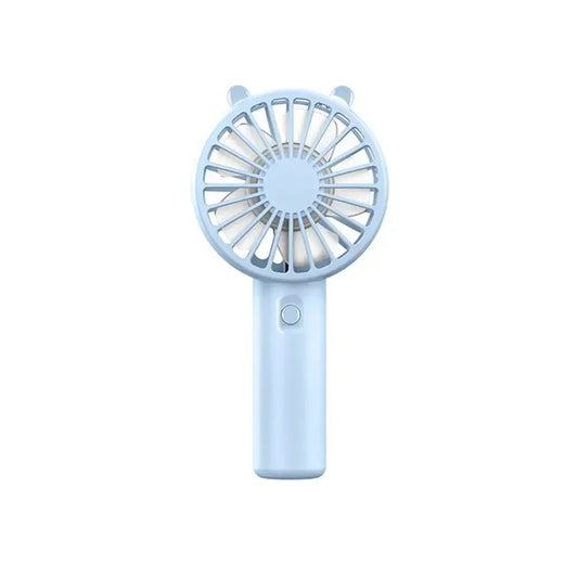 Mini USB Rechargeable Handheld Fan – Quiet Portable Cooling Fan for Eyelash Makeup & Desk Use