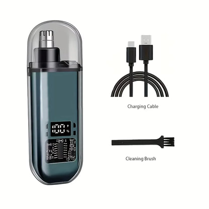 Nose & Ear Hair Trimmer – Painless Waterproof Electric Trimmer for Men & Women