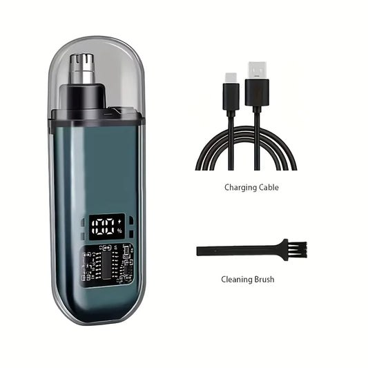 Nose & Ear Hair Trimmer – Painless Waterproof Electric Trimmer for Men & Women