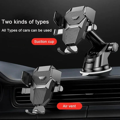 2025 NEW Universal Sucker Car Phone Holder 360° Windshield Car Dashboard Mobile Cell Support Bracket for 4.0-7 Inch Smartphones
