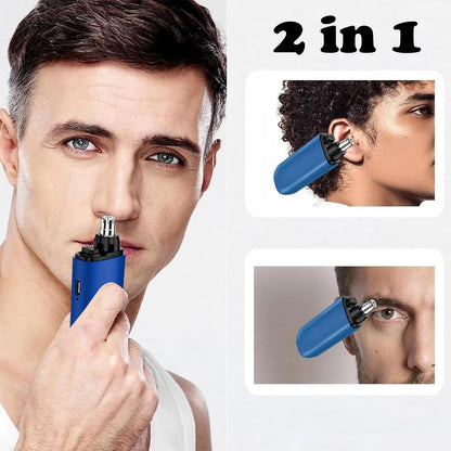 Nose & Ear Hair Trimmer – Painless Waterproof Electric Trimmer for Men & Women