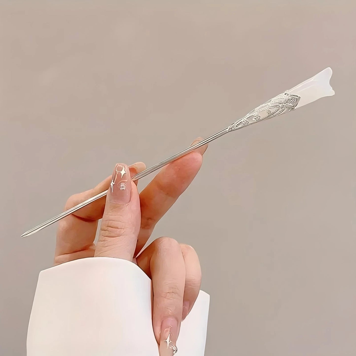 Chinese Style Tassel Hair Stick & Floral Hairpin – Traditional Hair Clip for Women