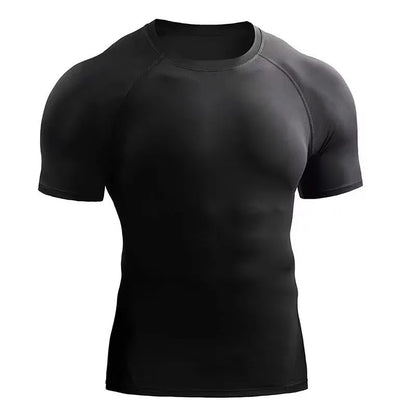 Men's Quick-Dry Fitness T-Shirt – Stretch Running & Training Top