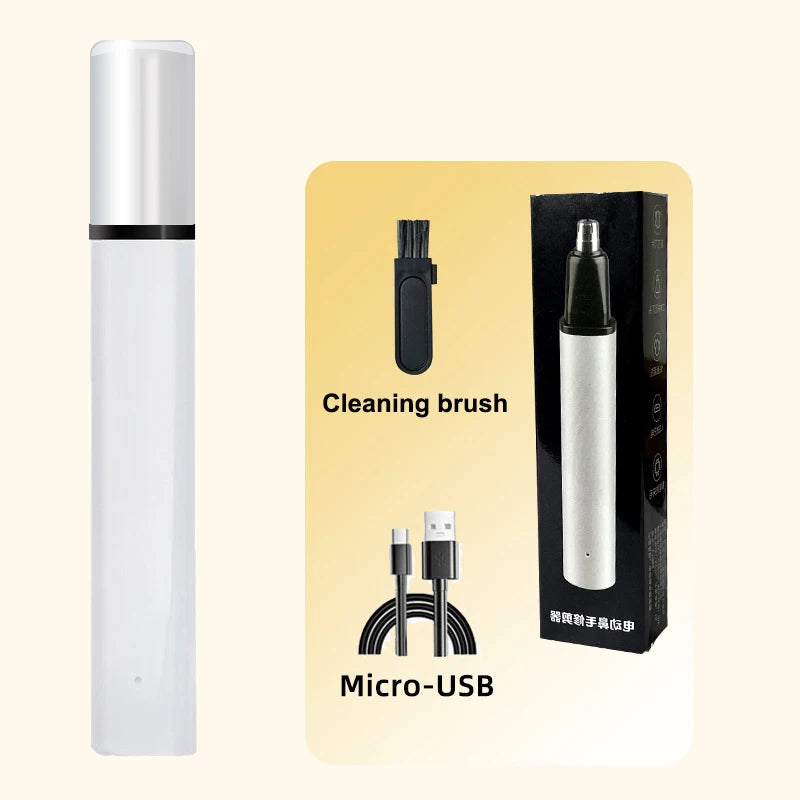 Nose & Ear Hair Trimmer – Painless Waterproof Electric Trimmer for Men & Women