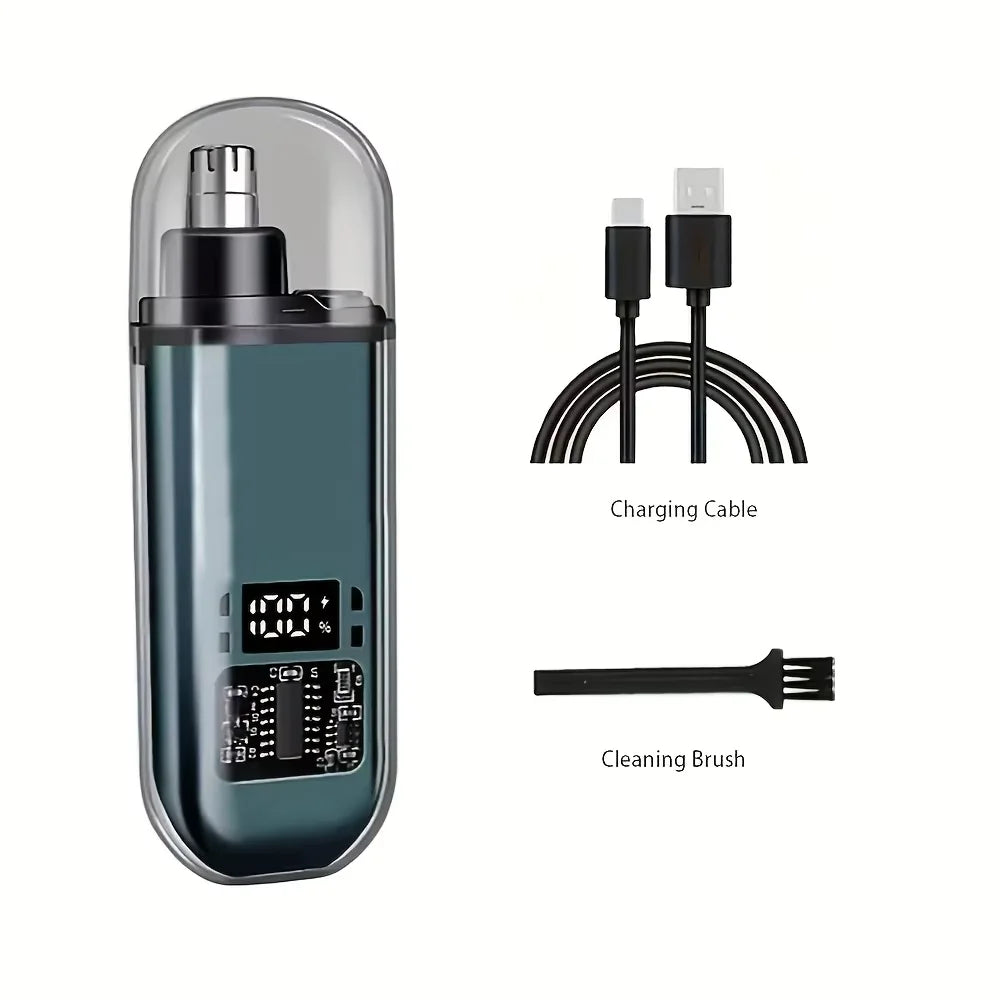 Nose & Ear Hair Trimmer – Painless Waterproof Electric Trimmer for Men & Women