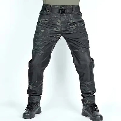 Men's Outdoor Tactical Suit – Wear-Resistant Combat Shirt & Hood Pants