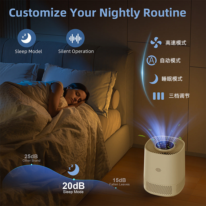 New Air Purifier PJ06 Home Desktop Desktop Touch Wifi Smart Air Purifier