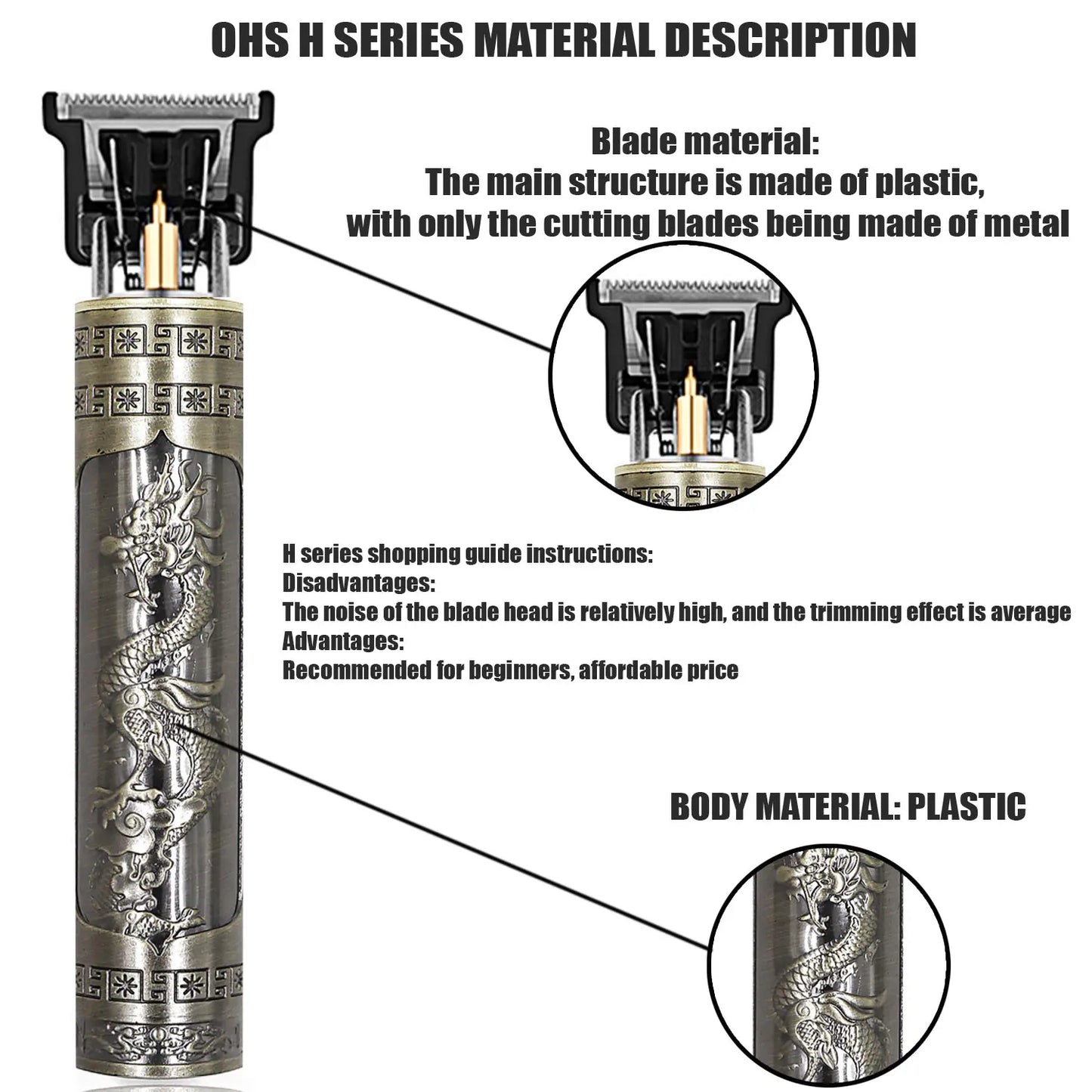 Vintage T9 Hair Clipper & Beard Shaver – Rechargeable Cordless Grooming Trimmer for Men