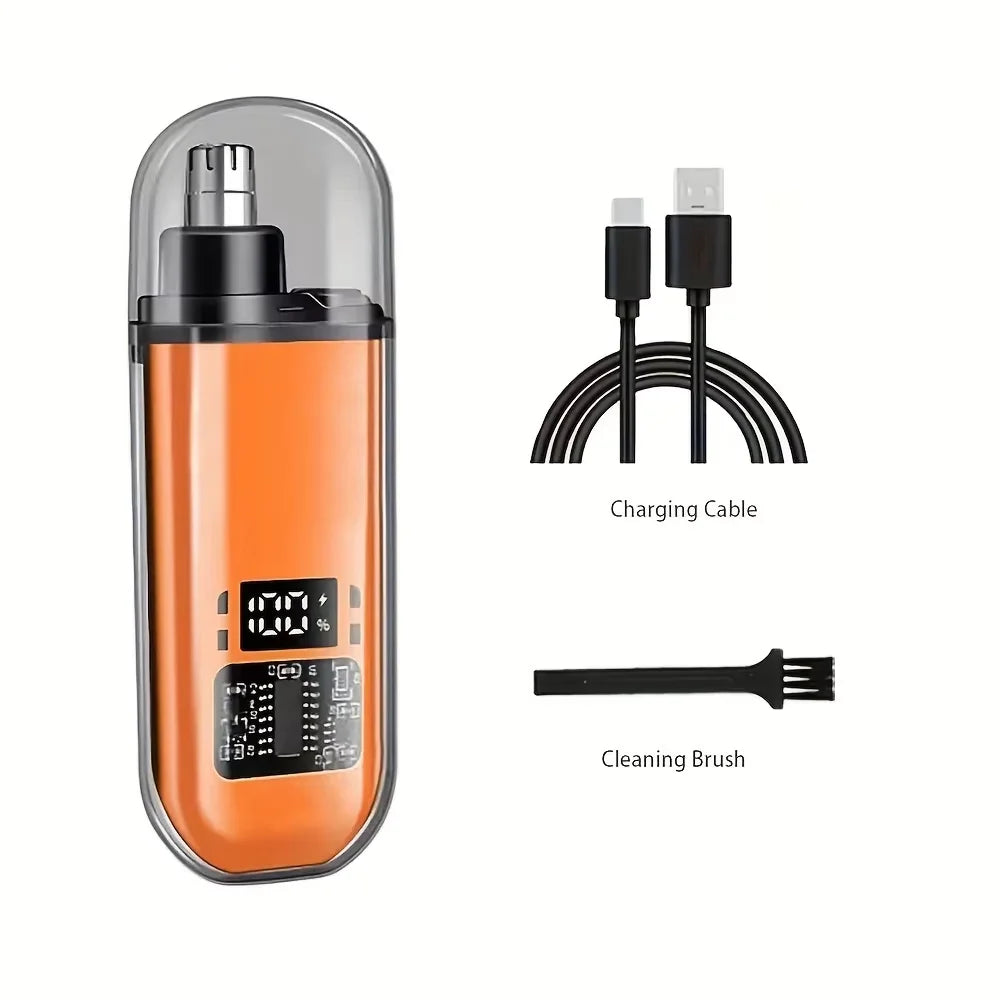 Nose & Ear Hair Trimmer – Painless Waterproof Electric Trimmer for Men & Women