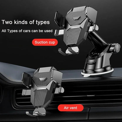 2025 NEW Universal Sucker Car Phone Holder 360° Windshield Car Dashboard Mobile Cell Support Bracket for 4.0-7 Inch Smartphones