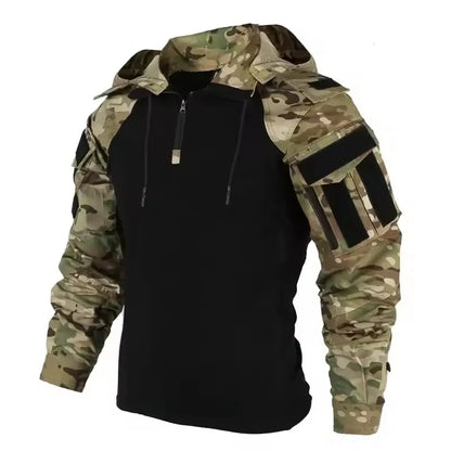 Men's Outdoor Tactical Suit – Wear-Resistant Combat Shirt & Hood Pants
