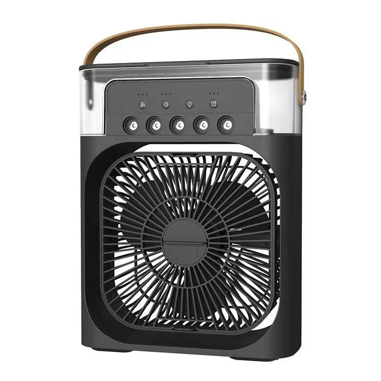 3 In 1 New Fan AIr Conditioner Household Small Air Cooler LED Night Light Portable Humidifier Air Adjustment Fan Office Home Fan