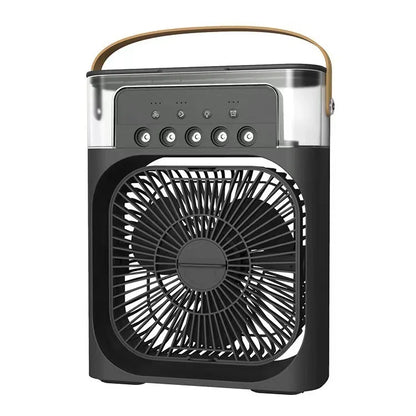 3 In 1 New Fan AIr Conditioner Household Small Air Cooler LED Night Light Portable Humidifier Air Adjustment Fan Office Home Fan