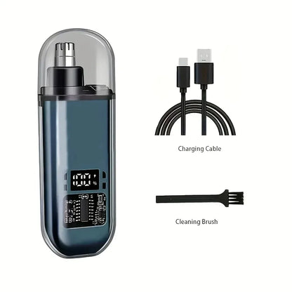 Nose & Ear Hair Trimmer – Painless Waterproof Electric Trimmer for Men & Women