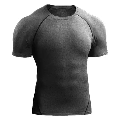 Men's Quick-Dry Fitness T-Shirt – Stretch Running & Training Top