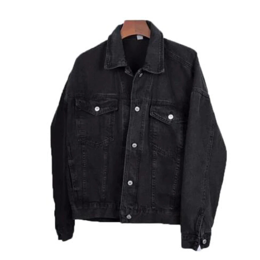 Boyfriend Jean Jacket Women Denim Jacket Winter Jeans Coat Casual Harajuku Streetwear Female Vintage Black Bomber Jacket outwear