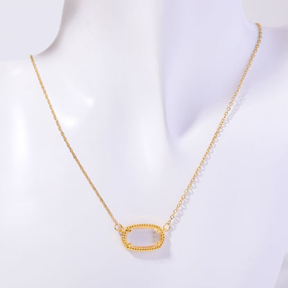 Natural Stone 12 Birthstones Necklace