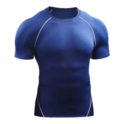 Men's Quick-Dry Fitness T-Shirt – Stretch Running & Training Top