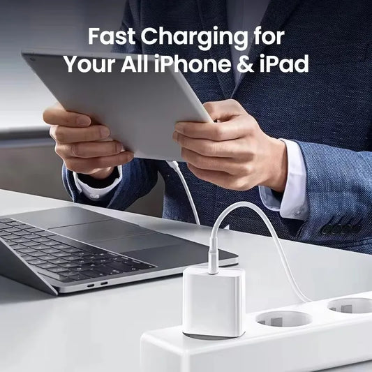 35W PD Fast Charging Lightning Cable for iPhone 7 to 14 Pro Max – Data Sync & Rapid Charge