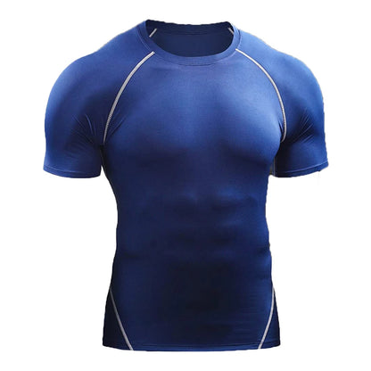 Men's Quick-Dry Fitness T-Shirt – Stretch Running & Training Top