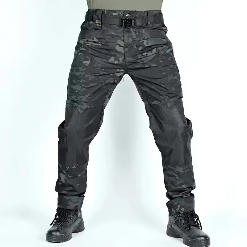 Men's Outdoor Tactical Suit – Wear-Resistant Combat Shirt & Hood Pants
